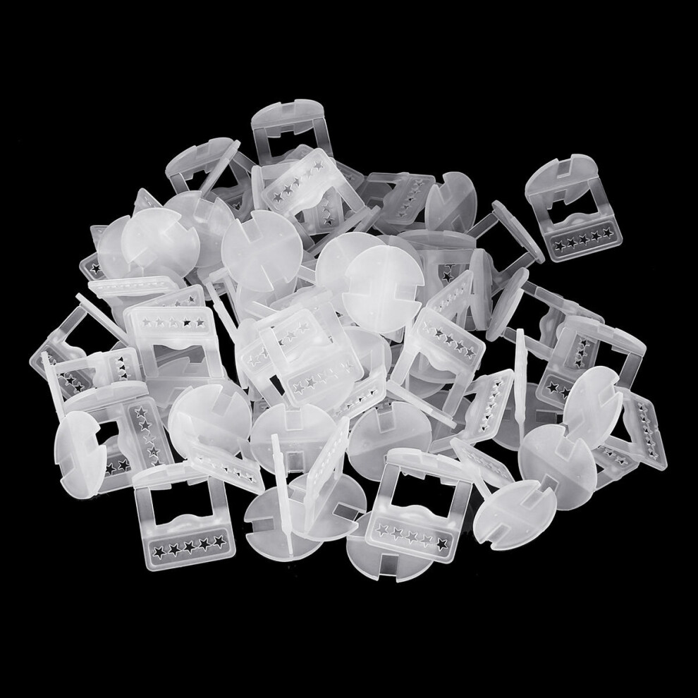 100Pcs 1.5Mm Tile Leveling System Plastic Spacers Tiling Tool Flooring Clips 4250937991469