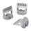 100pcs 1.5mm Tile Leveling System Plastic Spacers Tiling Tool Flooring Clips 5