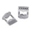 100pcs 1.5mm Tile Leveling System Plastic Spacers Tiling Tool Flooring Clips 2