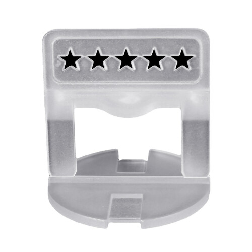 100pcs 1.5mm Tile Leveling System Plastic Spacers Tiling Tool Flooring Clips 2