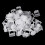 100pcs 1.5mm Tile Leveling System Plastic Spacers Tiling Tool Flooring Clips 6
