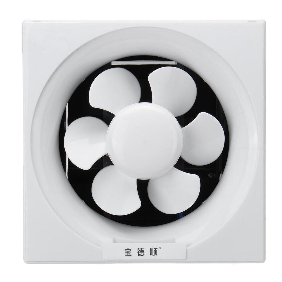 (L) Powerful Low Noise Ventilation Extractor Exhaust Fan Shutter for Bathroo