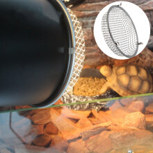 Reptile Pet Light Bulb Lampshade Anti-Scald Mesh Net Cover For 5.5 Inch Lamp Holder