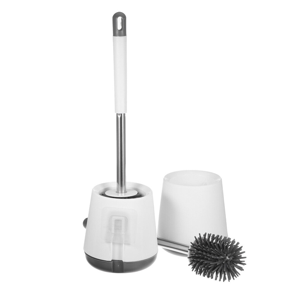 (Wall-mounted) Toilet Brush Floor-standing Wall-mounted Base Cleaning Brush for Toilet Household Cleaning Tool Bathroom Accessories