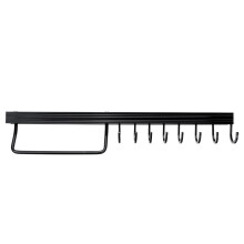 (40cm) Iron Kitchen Holder Hanging Bathroom Hanger Kitchen Organizer Cabinet Door Shelf Removed Storage Tool Rack Home Decor