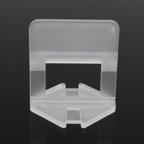 (100pcs, 1.0mm) 100/200Pcs 1.0mm 1.5mm White Ceramic Tile Leveling System Clip Tiling Accessibility Spacer Plastic Clip 1