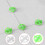 (1.5mm) 100Pcs Cross Tile Leveling System Base Spacer Recyclable Plastic Tools 9