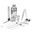 Cocktail Maker Set Shaker Mixer Stainless Steel Bar Bartender Drink Making Kit 1