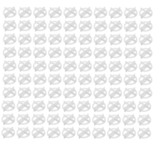 (3.0mm) 100Pcs Cross Tile Leveling System Base Spacer Recyclable Plastic Tools 1