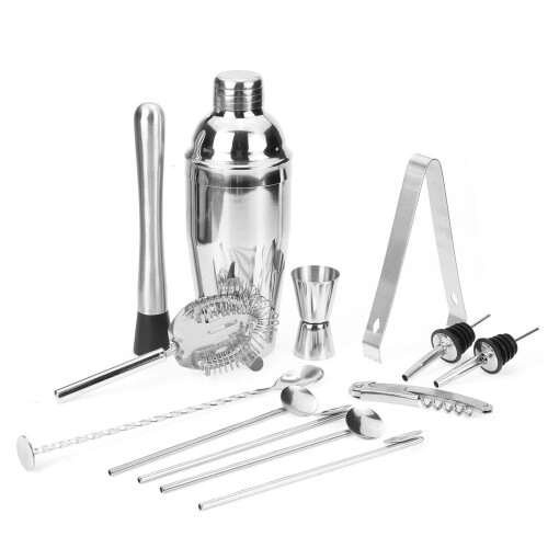 Cocktail Maker Set Shaker Mixer Stainless Steel Bar Bartender Drink Making Kit 1