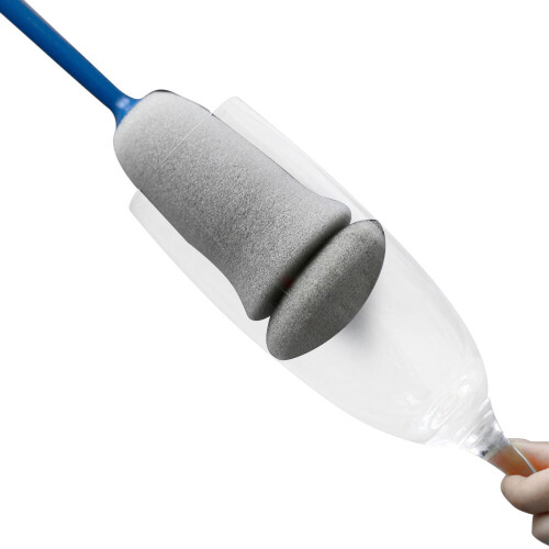 Long Handle Replaceable Kitchen Cleaning Tool Soft Cleaning Sponge Cup Brush 2
