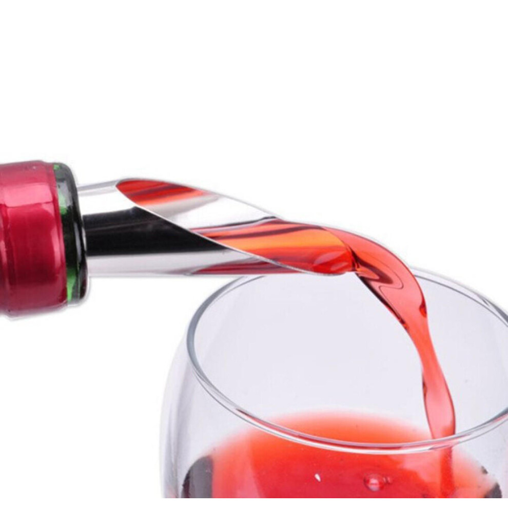 Circle Joy New Stainless Steel Liquor Spirit Pourer Fast Red Wi-ne Decanter Bottles Tools Kit from