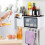 (Table Standing) Wall Mounted / Desktop Tabletop Packaging Rack Cutter Holder Hole-free Hanging Box for Kitchen Storage 8