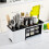 (Table Standing) Wall Mounted / Desktop Tabletop Packaging Rack Cutter Holder Hole-free Hanging Box for Kitchen Storage 1