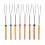 BBQ Roasting Sticks Extendable Design Wooden Handle Smores Kit for Fire Pit Sticks for Fire Pit 1
