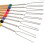 BBQ Roasting Sticks Extendable Design Wooden Handle Smores Kit for Fire Pit Sticks for Fire Pit 4