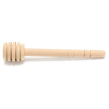 (10cm) 50pcs Wooden Jam Honey Dipper Wood Stirring Rod Stick Spoon Dip Drizzler 8/10/16cm