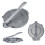 8" Press Maker Aluminum Foldable Kitchen Flour Corn Baking Tool Meat Press 2