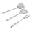 3 Pcs Kitchen Tool Stainless Steel Kitchenware Spatula Meat Fork Leakage Shovel 5