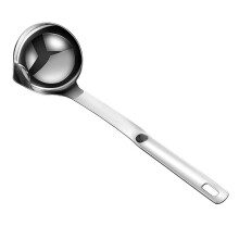 (304 Stainless Steel) Stainless Steel Scoop Filter Grease Gadgets Spoon Cooking Colander Tools for Kitchen Accessories