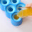 (Dark Blue) DIY Silicone 6 Cavity Fish Shape Ice Cream Mold Ice Pop Stick Maker Kitchen Tools 4