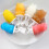 (Dark Blue) DIY Silicone 6 Cavity Fish Shape Ice Cream Mold Ice Pop Stick Maker Kitchen Tools 5