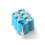 (Dark Blue) DIY Silicone 6 Cavity Fish Shape Ice Cream Mold Ice Pop Stick Maker Kitchen Tools 8
