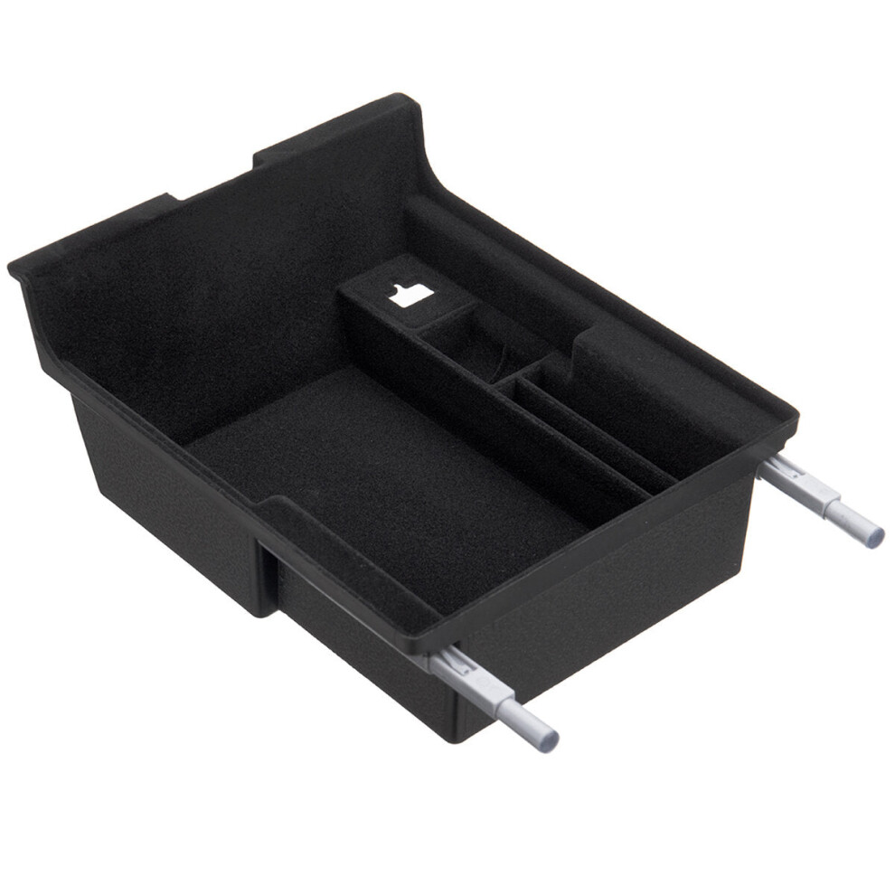 Flocked Center Console Armrest Storage Box Organizer Tray With Spring Pushing For Tesla Model 3/Y 2021 4250937611305
