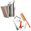 8PCS Equipment Smoker Brush Uncapping Fork Queen Catcher Comb Tool Beekeeping 3