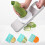 (Red) Multifunctional Stainless Steel Cutter Slicer Vegetable Cutter With Three Replaceable Blades 4