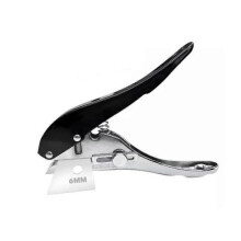 (6mm) Portable Hole Punch Tool,Premium Single Hole Punch Heavy Duty Hole Punch Paper