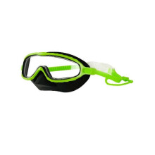 (Black) Swim Goggles with Nose Cover Wide Field Of View Diving Mask Anti-Fog Anti-Leak ,Toddler Swimming Goggles For Kids Ages 4-16
