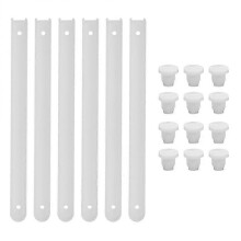 3 Sets Plastic Drawer Slides Drawer Replacement Parts Drawer Rails Drawer Track Rails