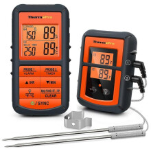 ThermoPro TP08C Dual Probe Digital Backlight Display 150M Wireless BBQ Outdoor Grills Food Cooking Kitchen Meat Thermometer with Timer