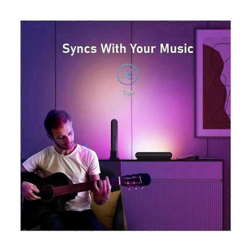 Smart Led Light with Eu Plug Bar Rgb Atmosphere Light Music Synchronization Multiple Modes Tv Wall 1