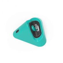 (Grey) Smallbee Portable Type-c Charging Stand Dock Station Triangle Charger For Ns Switch Lite