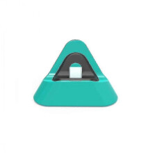 (Blue Green) Smallbee Portable Type-c Charging Stand Dock Station Triangle Charger For Ns Switch Lite