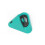 (Blue Green) Smallbee Portable Type-c Charging Stand Dock Station Triangle Charger For Ns Switch Lite 2
