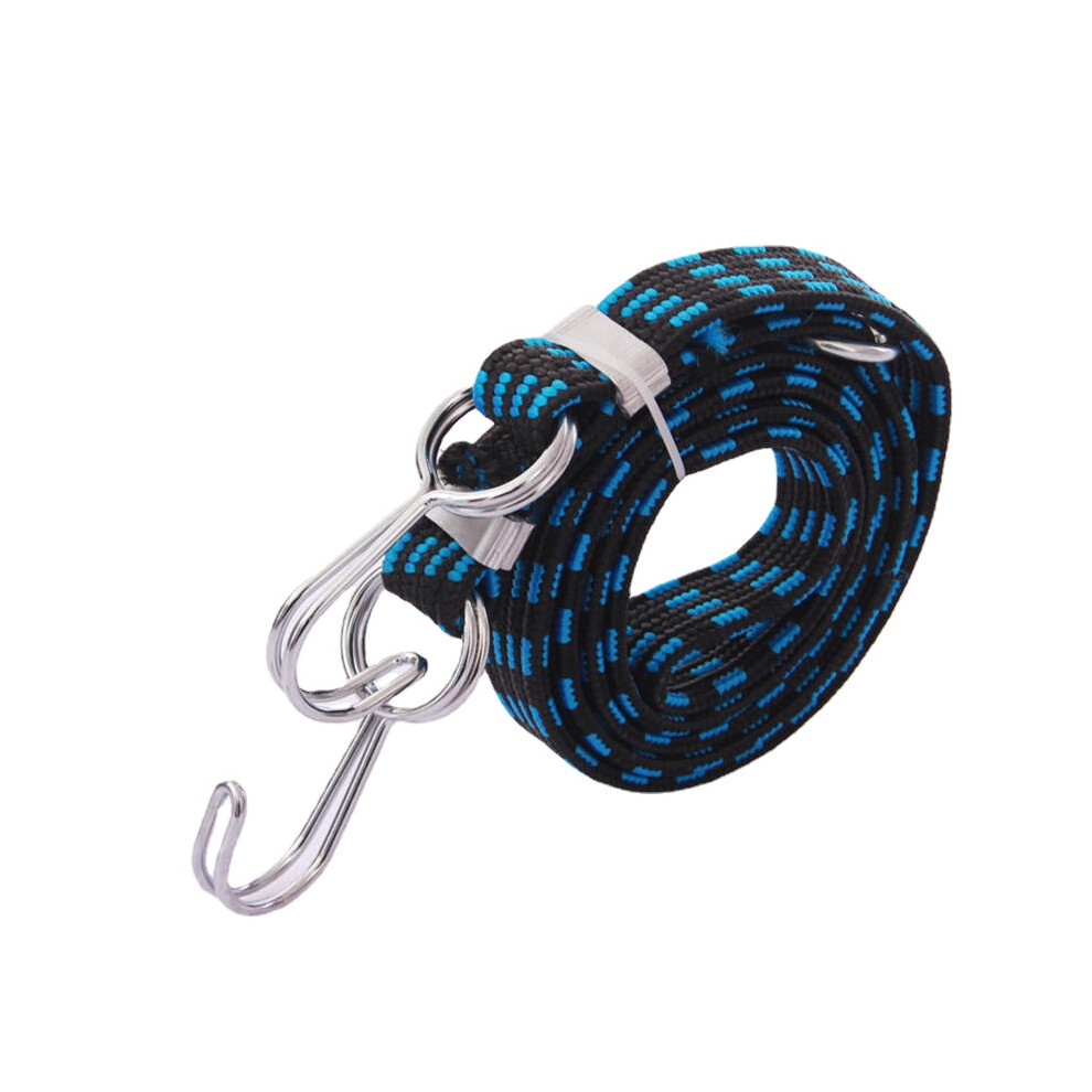 (Blue) Elastic Rope Bicycle Tied Rope Bandage Wrapped Belt Luggage Lashing 6112212728741