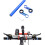 (Blue 10cm) Bicycle Flashlight Holder Handlebar Extender Bike Frame Extension Mount Holder Multi-function Extension Bracket Bike Accessories 9