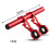 (Black 10cm) Bicycle Flashlight Holder Handlebar Extender Bike Frame Extension Mount Holder Multi-function Extension Bracket Bike Accessories 4