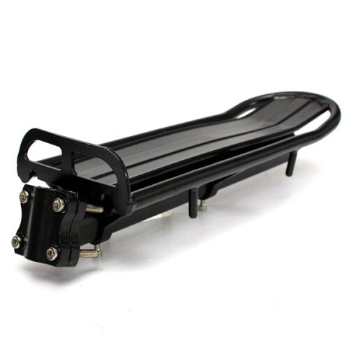 Black Extendable Bicycle Seat Post Beam Rear Rack 2
