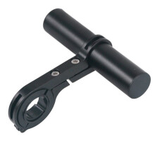 (Black 10cm) Bicycle Flashlight Holder Handlebar Extender Bike Frame Extension Mount Holder Multi-function Extension Bracket Bike Accessories