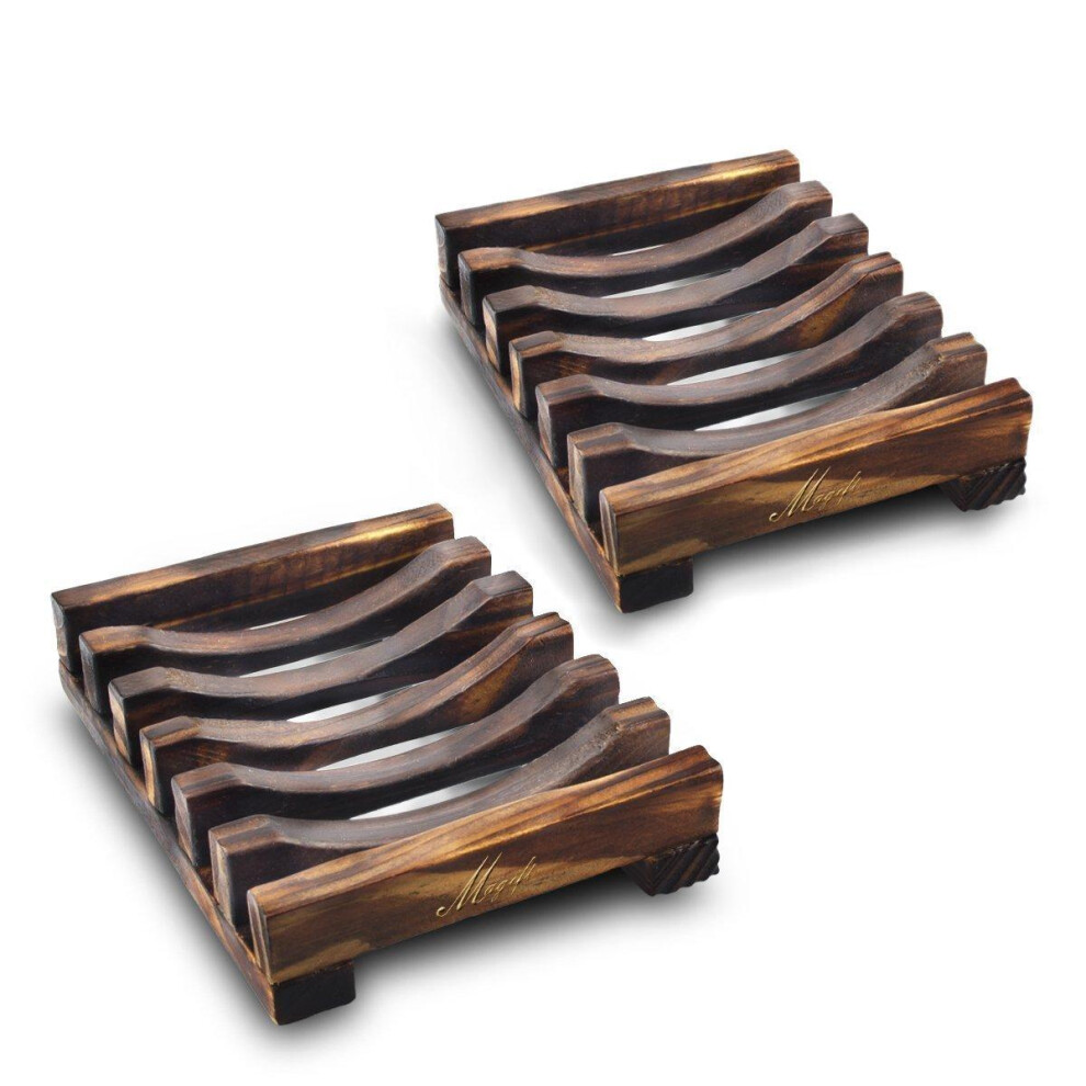 10.8x8x2.5cm Wooden Handmade Bathroom Soap Dish Sink Sponge Holder Sundries Rack-image-OPC-PJGC2ZR-NEW