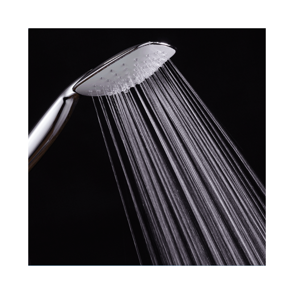 (Type5) Bathroom Handheld Pressurized Shower Head 3 Mode Adjustable Spa Massage Rainfall Spray Silicone Water Panel Bath Shower Head From 6112212809792