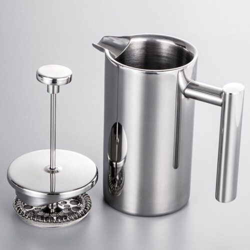 (350ml) Stainless Steel Coffee Percolator Pot Double Layer Large Capacity Coffee Making Containers 2