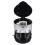 (Black) Mini Coffee Maker Ceramic Double Cup Automatic Home Small American Coffee Machine 4