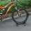 L Type Folding Floor Bike Stand Adjustable Parking Rack Bicycle Storage 12