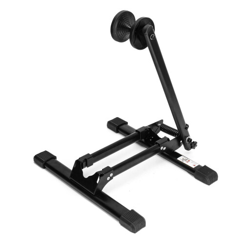 L Type Folding Floor Bike Stand Adjustable Parking Rack Bicycle Storage 1