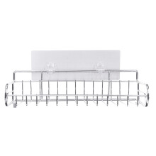 (Silver) Bathroom Kitchen Living Room Bedroom Storage Cosmetics Seasoning Daily Necessities Storage Rack